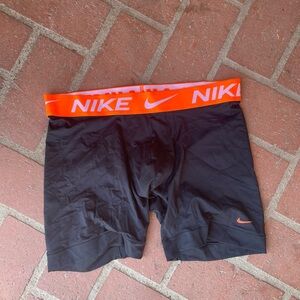 Nike Black and Orange Men's Boxer Briefs